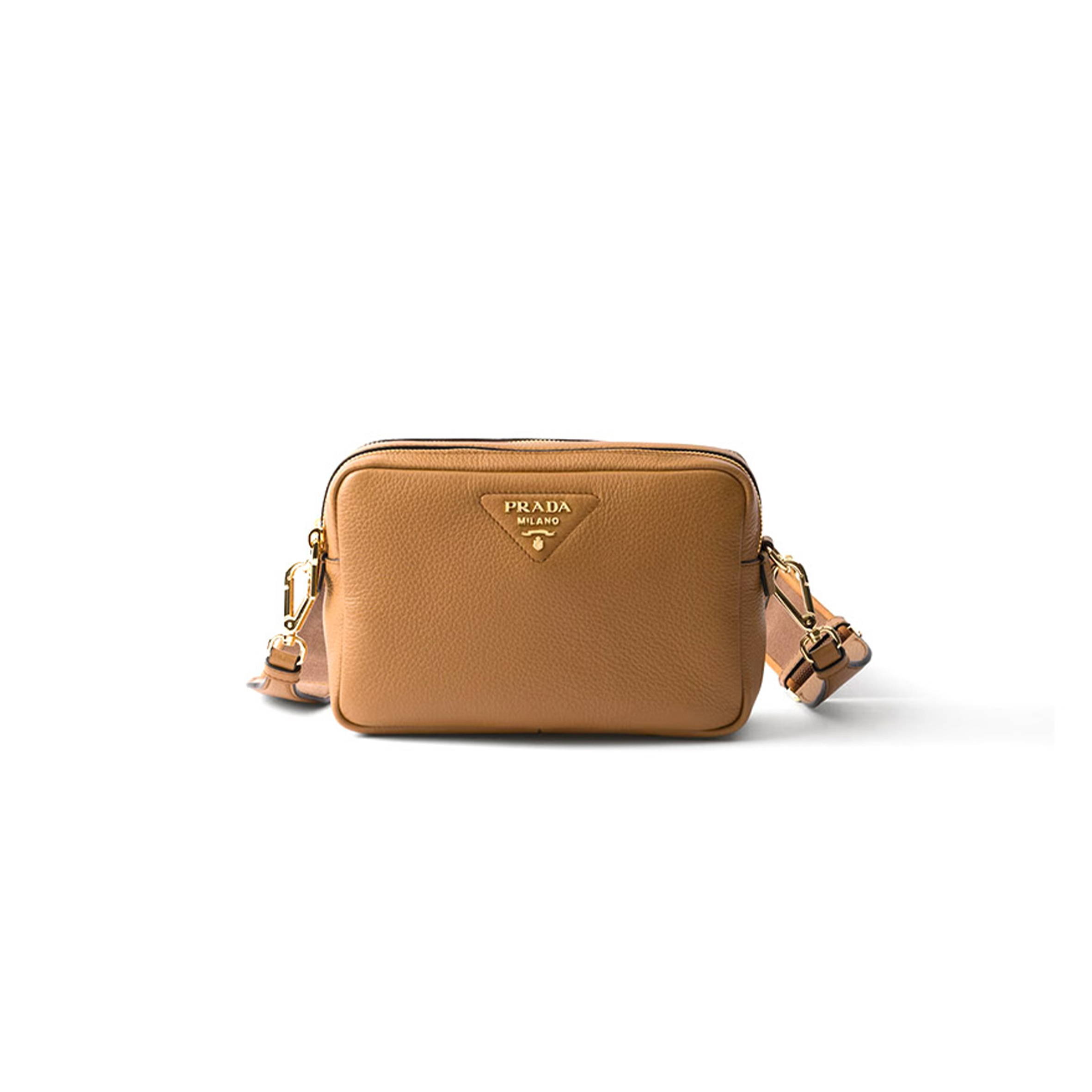 Pra*a small leather shoulder bag 1bh082 (22*14.5*8.5cm)